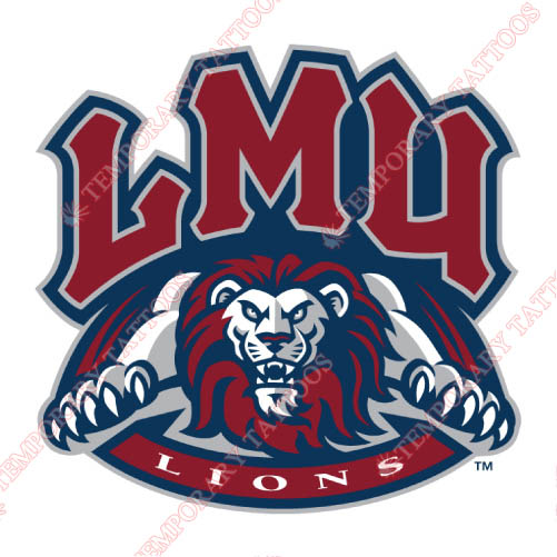 Loyola Marymount Lions Customize Temporary Tattoos Stickers NO.4901